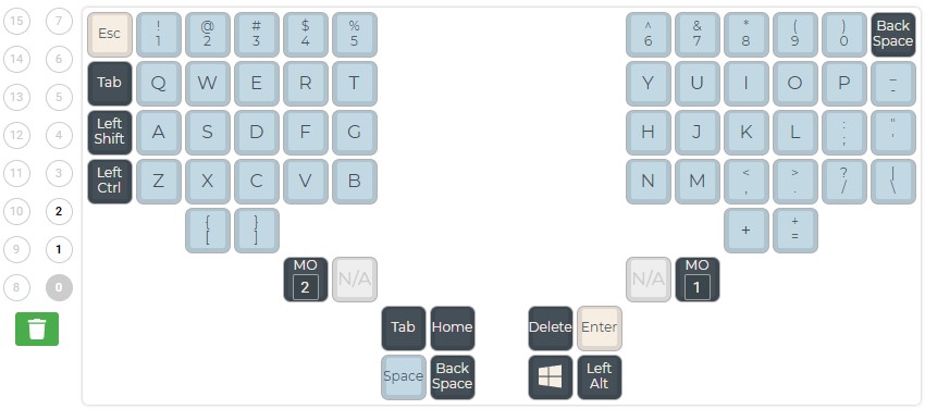 taikohub-dactyl-manuform-keyboard-with-five-keyed-thumb-cluster-keyboard-layout-base-layer