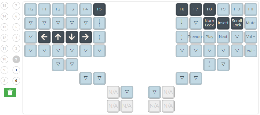 taikohub-dactyl-manuform-keyboard-with-three-keyed-thumb-cluster-keyboard-layout-raised-layer