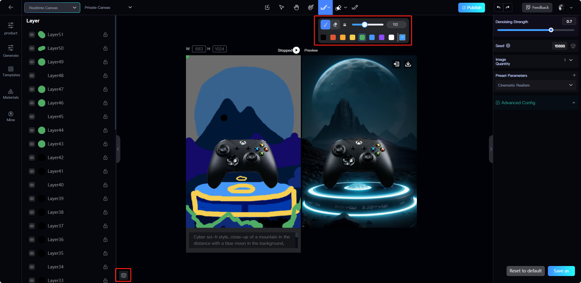 Realtime Canvas - Simple Pencil