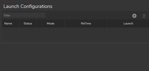 Empty Launch Configuration