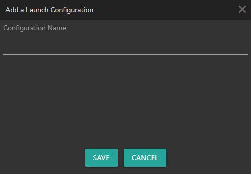 New Launch Configuration