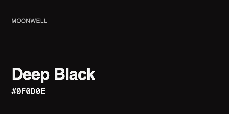 Deep Black