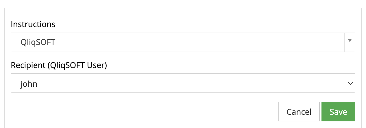 QliqSOFT Messaging settings in ASC