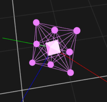 Rigid body defined from the selected markers.