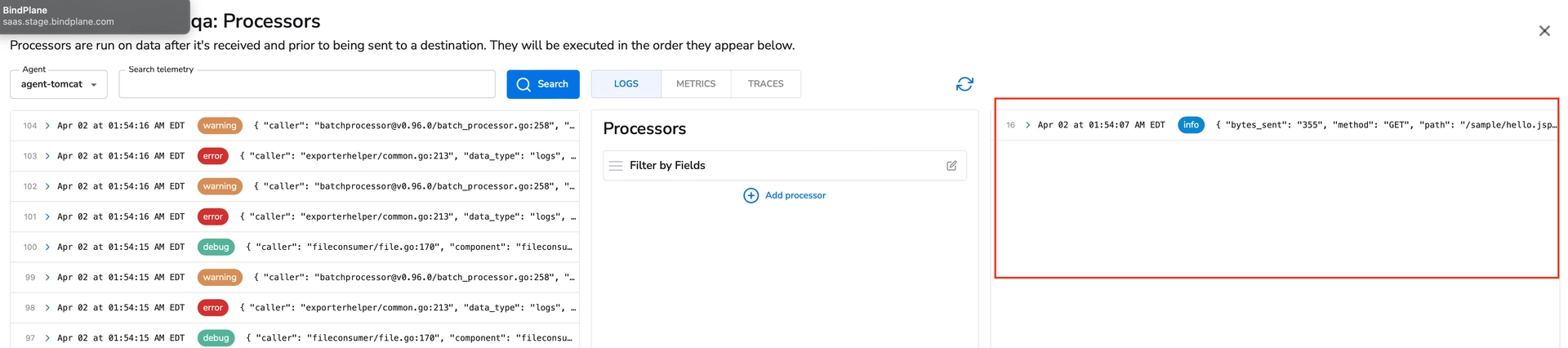 Bindplane docs - Routing Telemetry - image 12