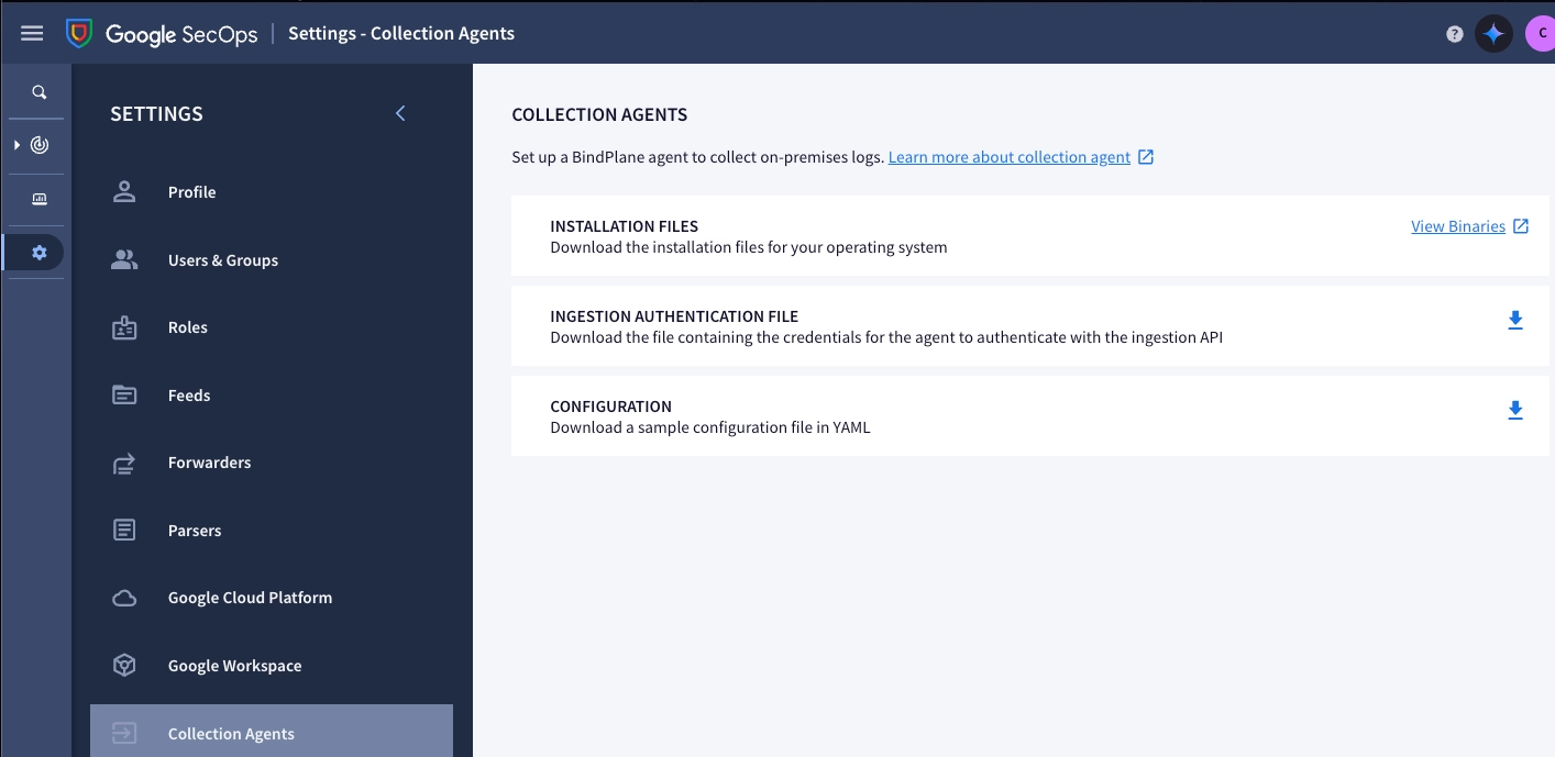 Bindplane docs - Google SecOps with Bindplane Quick Start - image 8