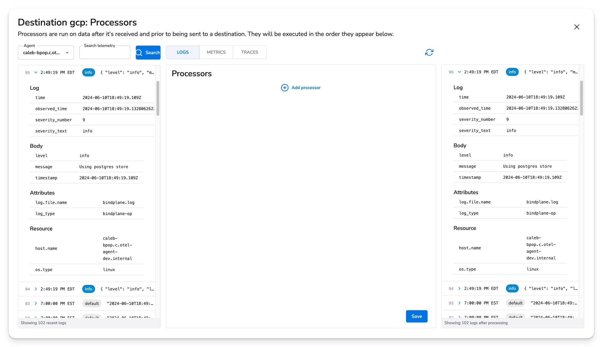 Bindplane docs - Routing Telemetry - image 2