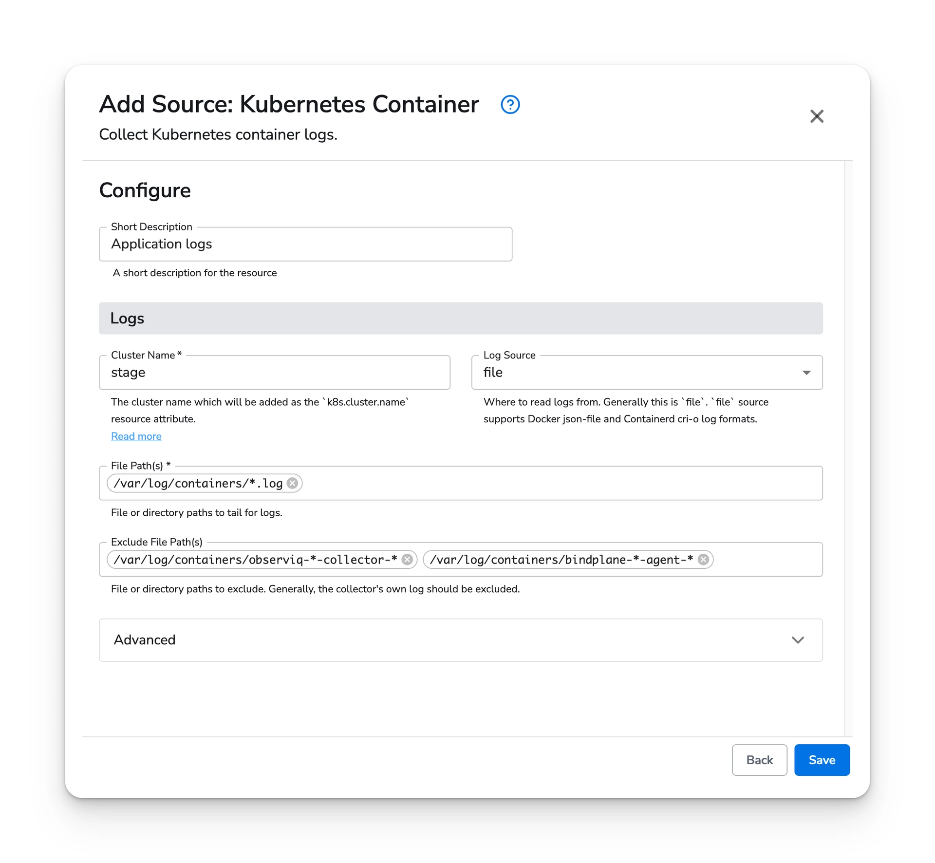 Bindplane docs - Kubernetes Monitoring - image 3