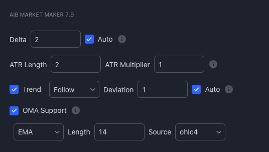 TradingView Settings