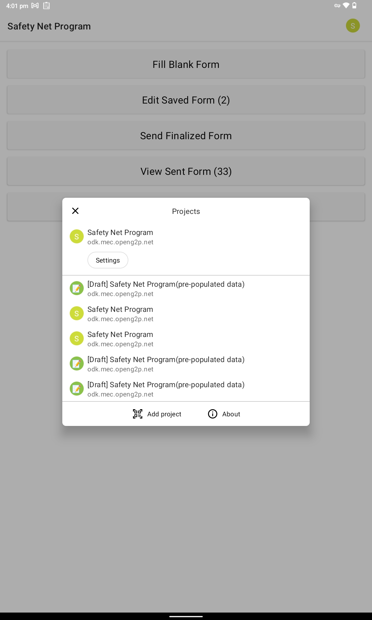 Download form on odk collect openg2p docs