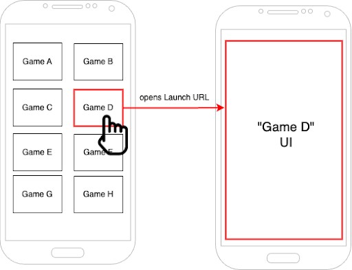 Figure 4: Opening Launch URL