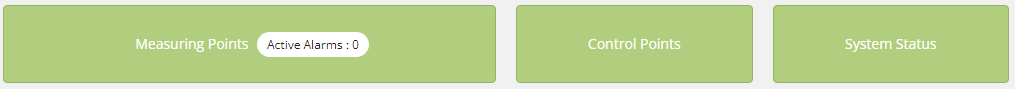 Dashboard with green Measuring Points button