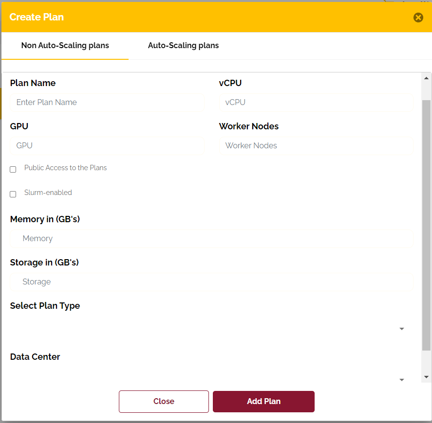 Fig. 2: Create New Plan