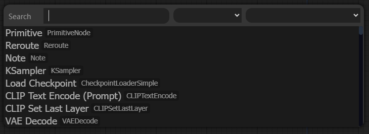 Searching for nodes