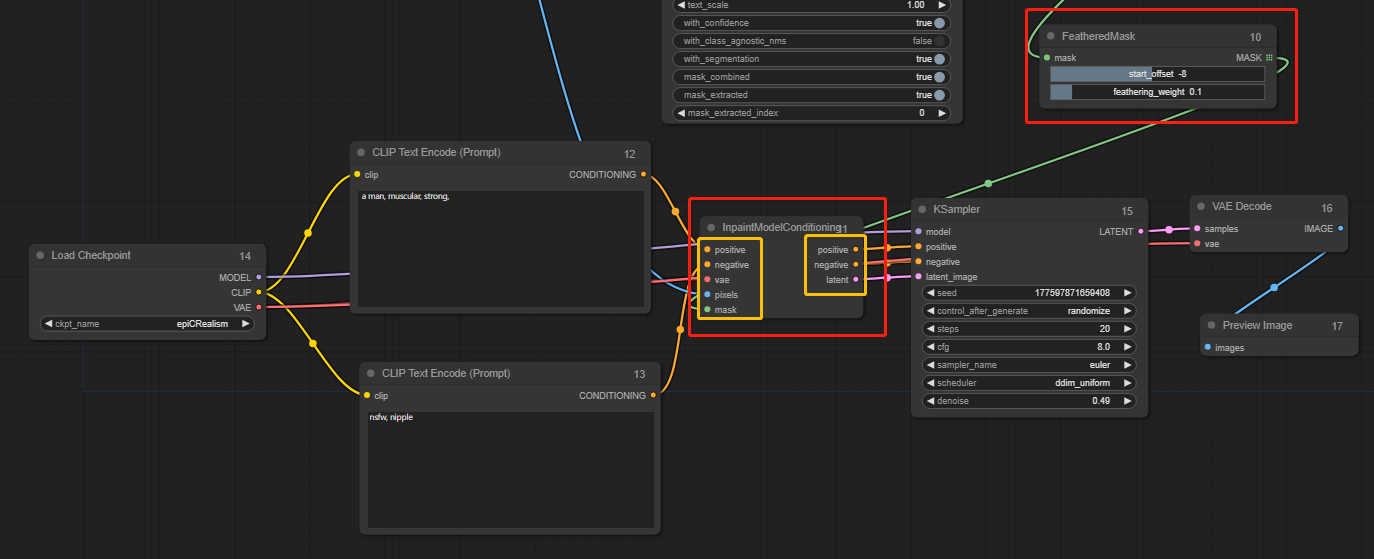 ComfyUI Redraw - InpaintModelConditioning