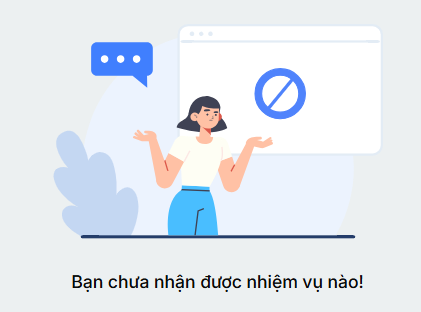 Hình 5-2: Chưa nhận được nhiệm vụ