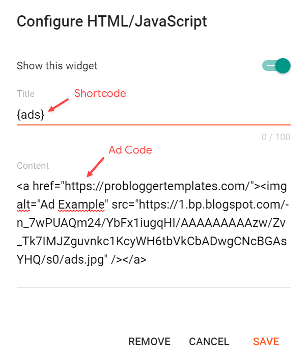 Sidebar Ads