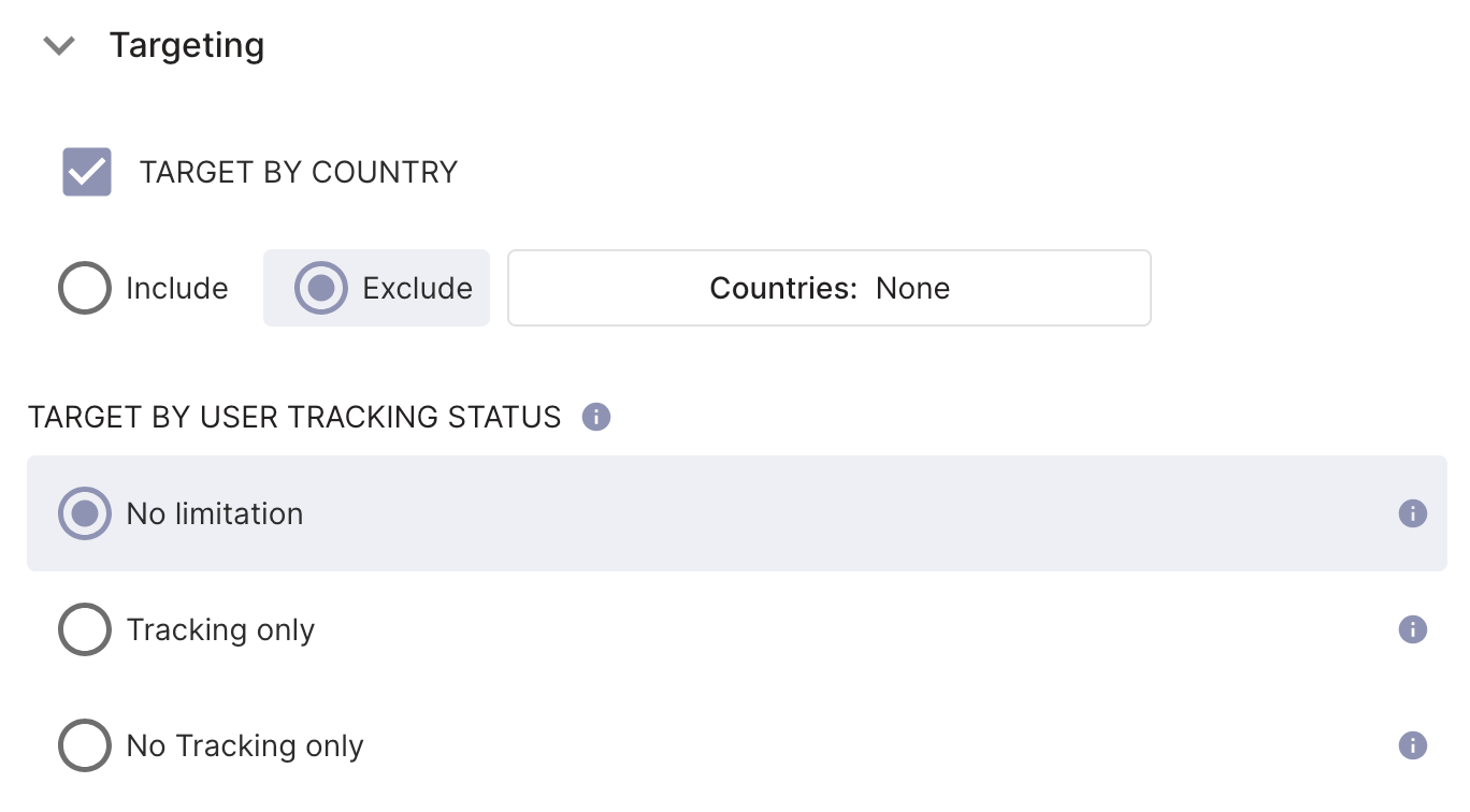 Instance Targeting Options