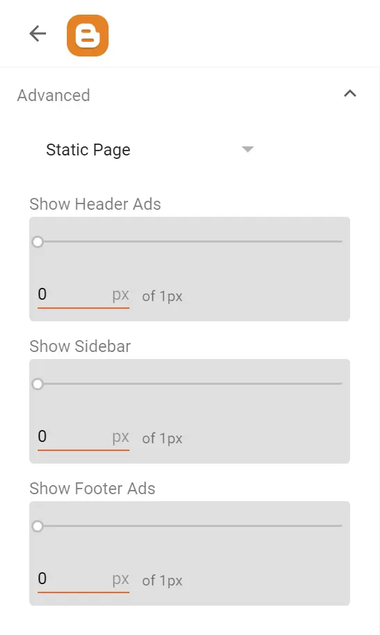 Display options