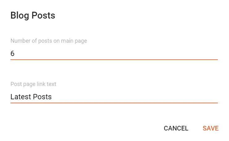 Main posts