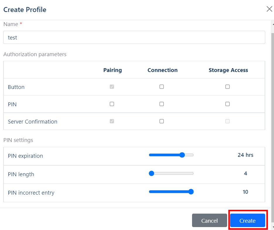 How To Create And Set Device Access Profiles Hideez Authentication