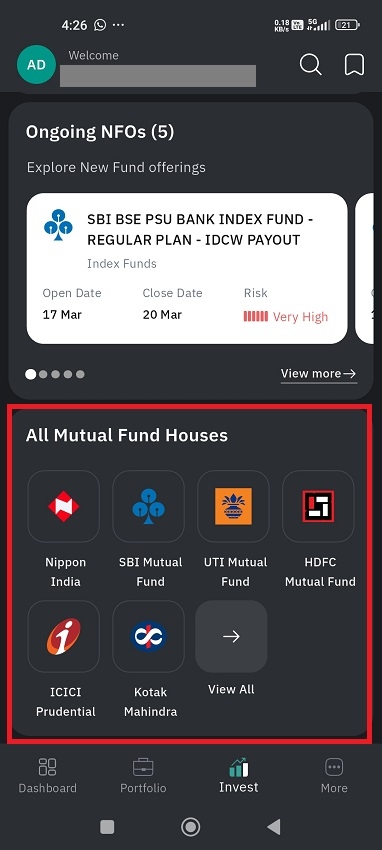 All mutual fund houses
