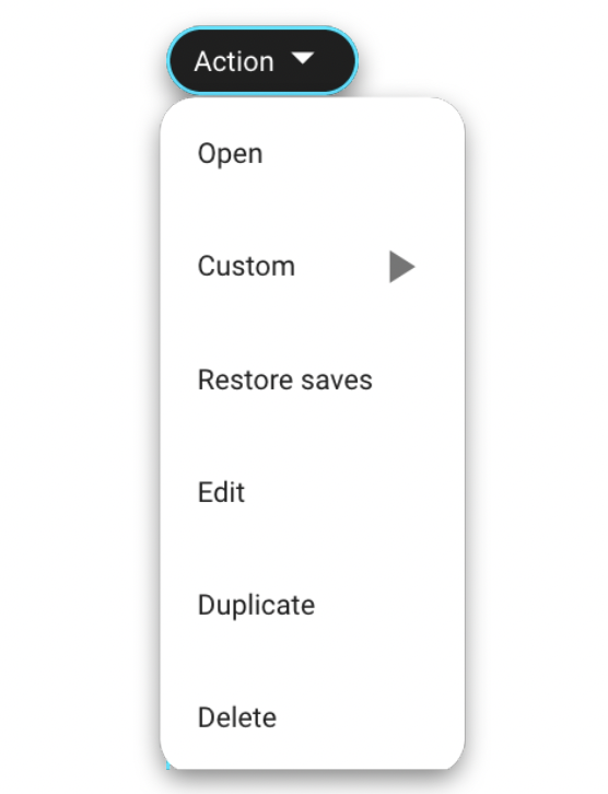 Action Button Menu