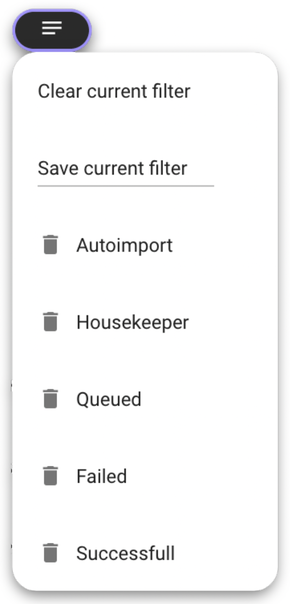 Filter Button