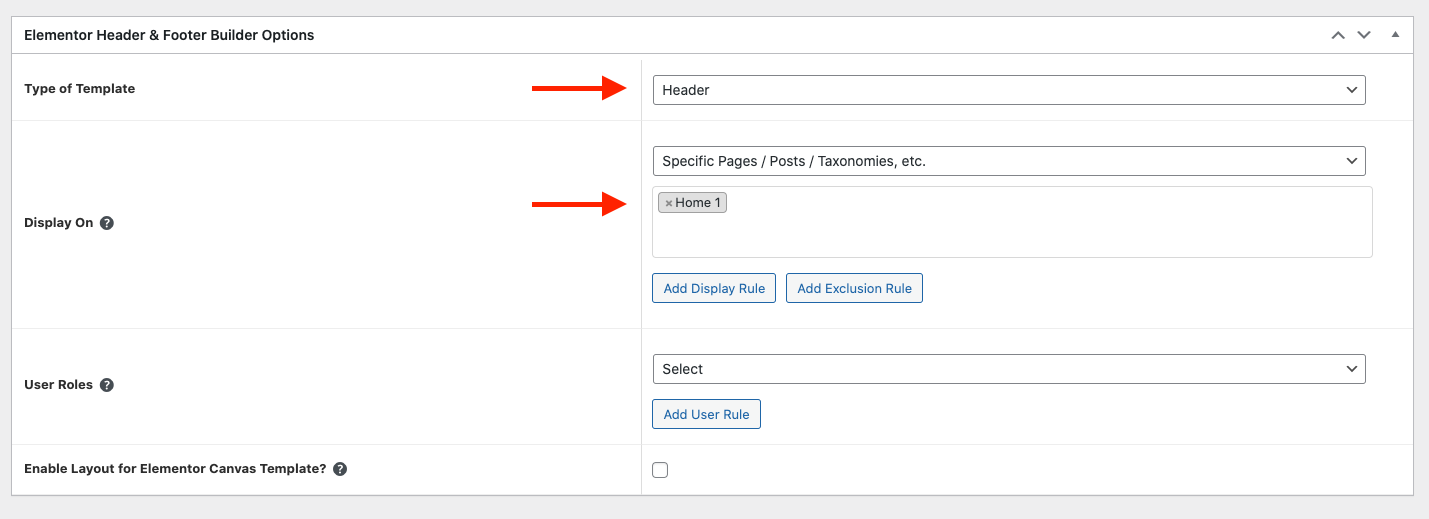 Set up Header Karpart