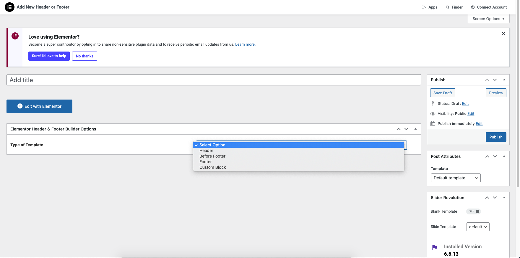 Set up Header Karpart