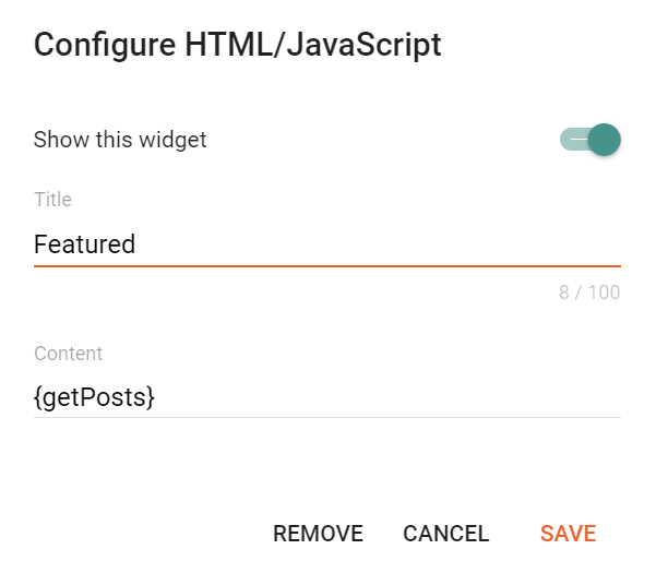 HTML/JavaScript