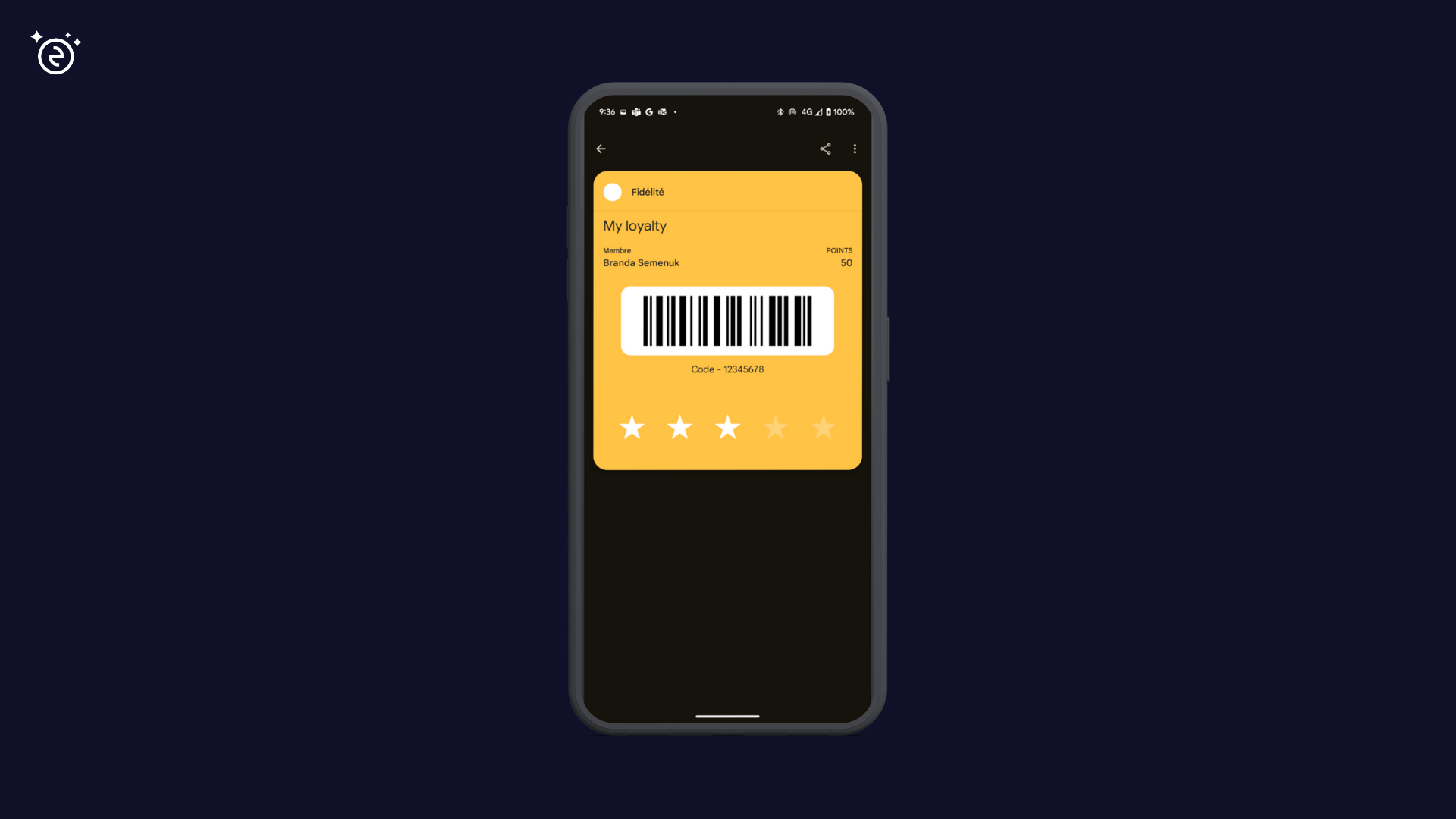 Google Pass: loyalty points