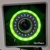 A PrimeX camera with the ringlight displaying the Yellow color. 