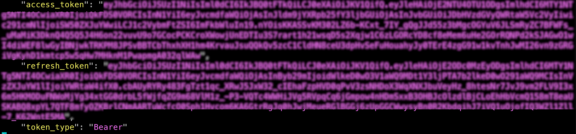 Auth-token file content example