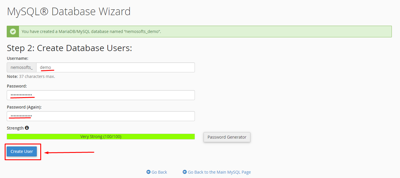 # DatabaseYou need to create a New Mysql database and allocate A new ...