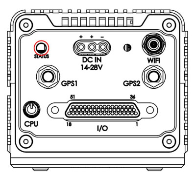 RGB Status LED on the front-panel of the NavBox