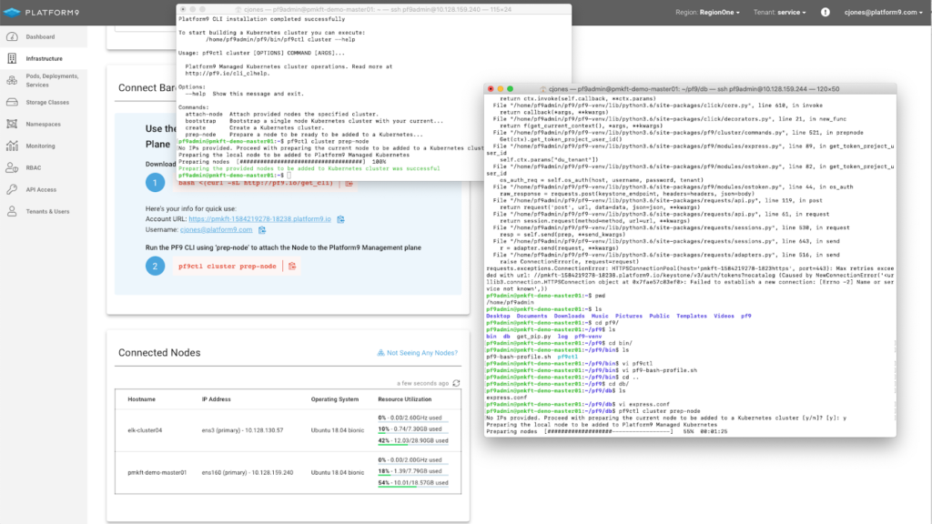 Platform9 CLI – Prep-Node Complete