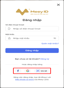 Giao diện đăng nhập 2