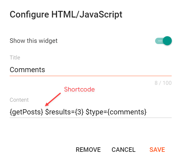 Comments