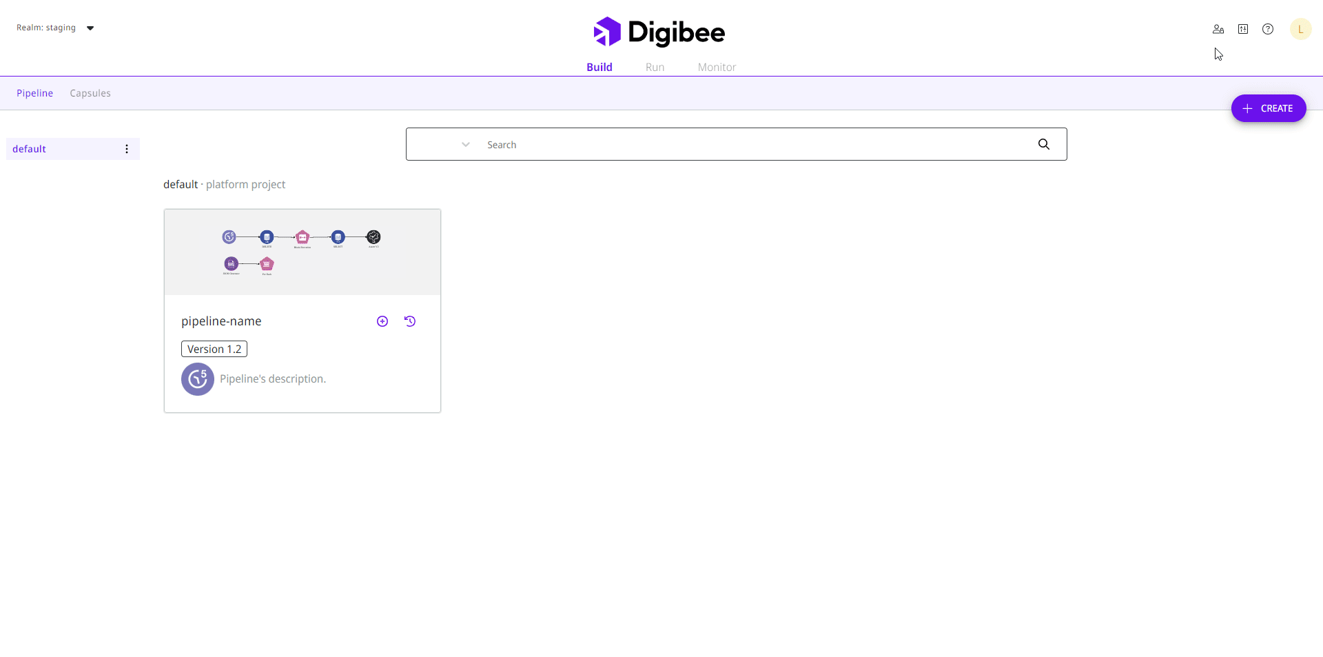 Access the Administration section of the Platform and navigate to the Audit page.