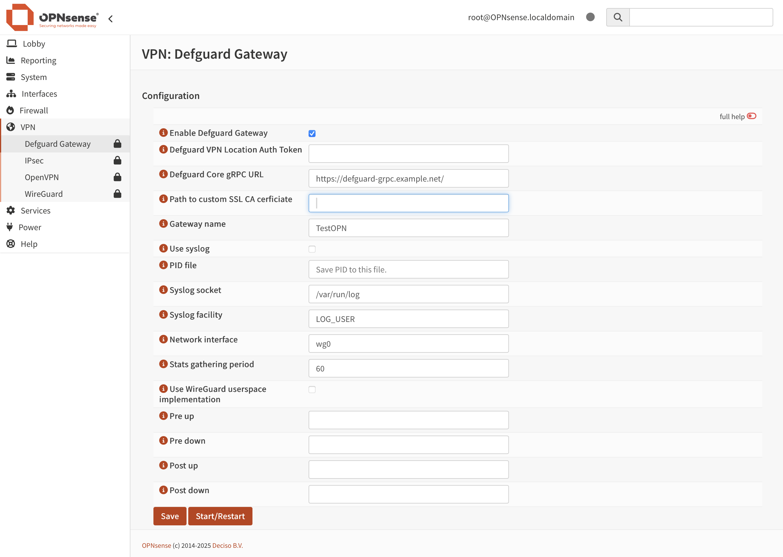 OPNSense plugin