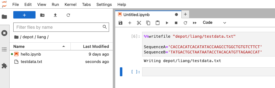 Jupyter Notebooks in g.nome - Almaden Genomics