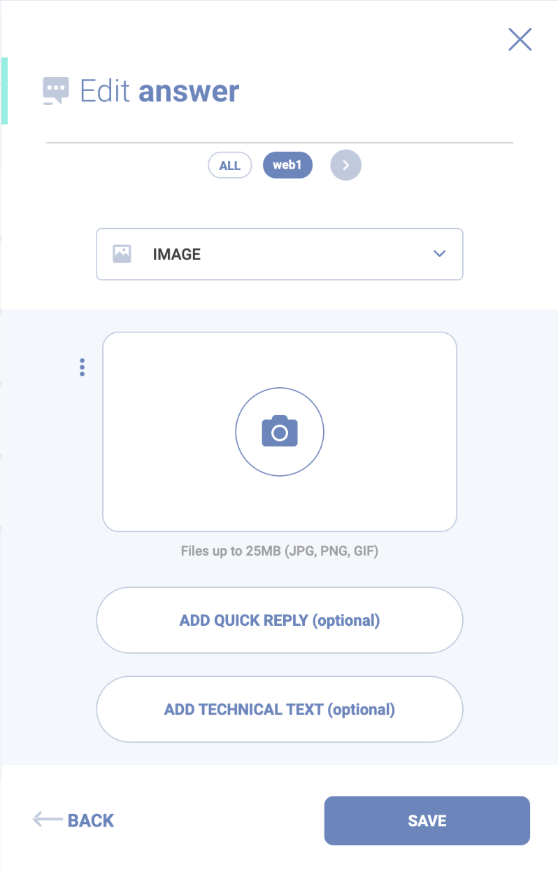 Answer with Image Modal