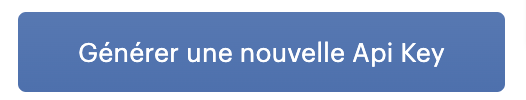 Button to generate a new API key on Piano interface