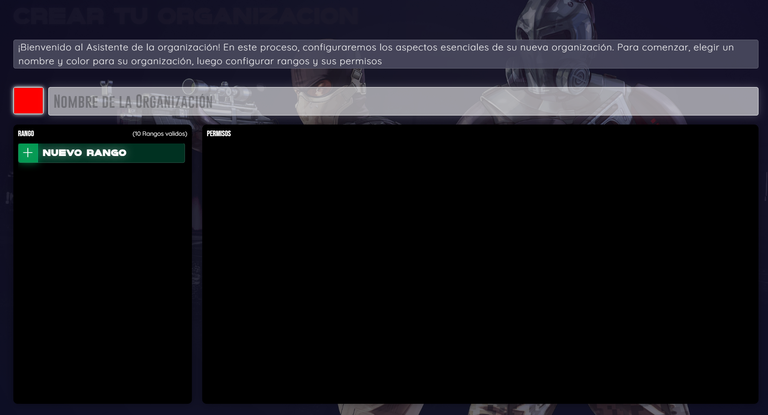 Menú de Creación de Banda