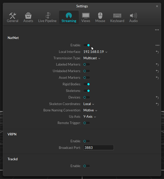 Autodesk MotionBuilder OptiTrack Skeleton Plugin EXTERNAL OptiTrack