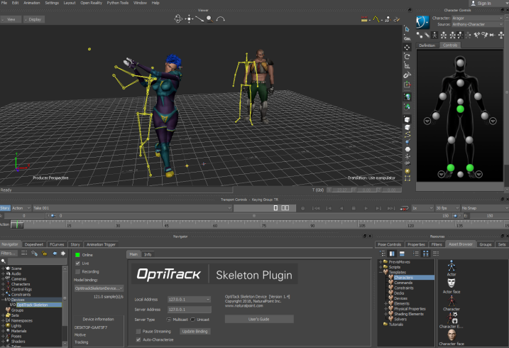 Autodesk MotionBuilder: OptiTrack Skeleton Plugin - EXTERNAL OptiTrack ...