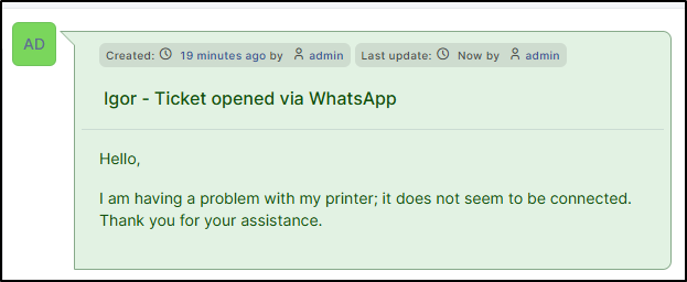Ticket title template