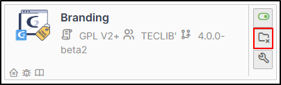 Uninstall plugin