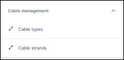 manage cable type
